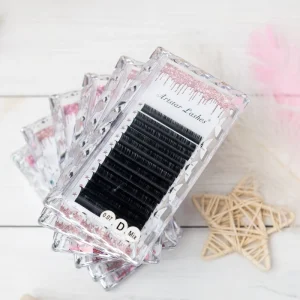 0.03 0.05 0.07 7 20mm Easy Fan Eyelashes Silk Mega Volume Auto Fan Laashes One Second Rapid Blooming Eyelash Extension