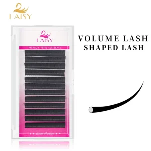 0.03/0.05/0.07 Easy Fan Lashes One Second Fanning Cashmere Matte Volume Eyelash Extensions C/D/L/LC Curl Private Label OEM
