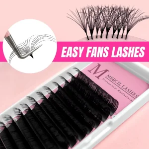 0.03mm 0.05mm Cashmere Extensions Lash Matte Easy Fan Lash Extension Supplies
