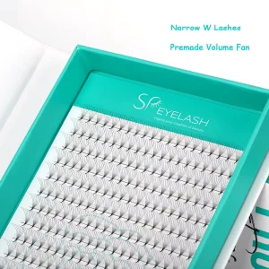 0.05 0.07 mm CC D Curl Narrow Pointy Base Premade Volume Fan Lashes 3D 5D 12D Fluffy Russian Volume Fan Eyelash