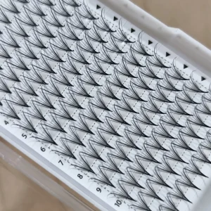 0.05mm Double Wispy Fans Premade Fans Eyelash Promade Hybrid Lash Wispy Eyelashes Makeup Tool