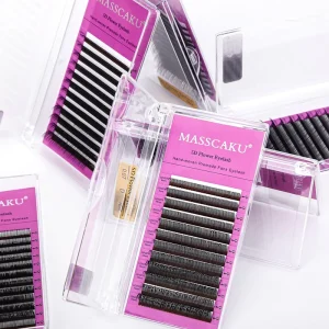 0.07 Premade Angel Lashes Extension Trays 5D Flowering Mega Classic Wet Look Closed Fan Spikes Eyelashes