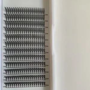 0.07mm C D Curl New Spire Lashes Tower Premade Fans Black or Brown Spikes Eyelash Extensions 8 15mm for Anime Eyelashes