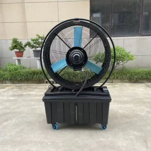 0.92m Electric Mobile Industrial Oscillating Fan Mist Fans Water Spray Ball Bearing Cooling Voltage Customizable