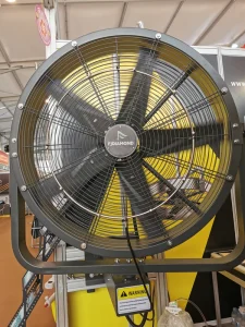 1.2M Aluminum Magnesium Alloy Blades IP55 Protection 220V/380V Electric Factory Free Standing Big Wall Fan