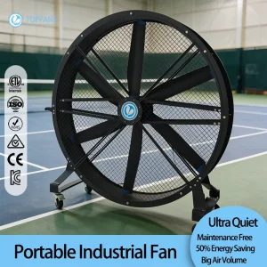 1.2M Industrial Fans with Motor for Outdoor & Indoor Use Music Festival Air Cooler Mobile Fan 220V 39dB Quiet 3 Year Warranty