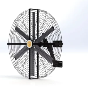 1.5m 2m Large HVLS Wall mounted Industrial Fan with 0.75KW Motor and 280 Coverage Area