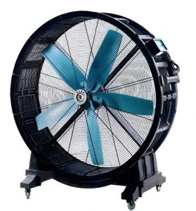 1.5m Mobile Industrial Fan 42000m³/h Airflow Portable Large Cooling Fan with Wheels for Gym Events