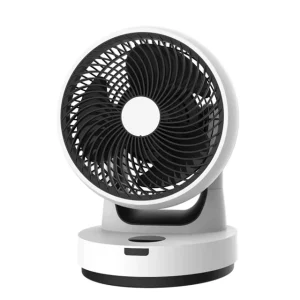 10 Inch Dual Oscillation Smart Quiet High Speed Desk Fan with Remote Control Electric Air Circulator for Hotel Use