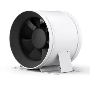 10 Inch EC Metal Inline Duct Fan 870 CFM Variable Speed High Airflow Exhaust Ventilation Fan for HVAC