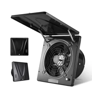 10 Inch Kitchen Ventilation Fan Household Exhaust Fan Powerful Range Hood 100W Wall Mounted Window Flip Exhaust Fan