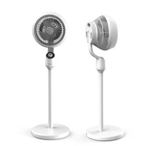 10 Inch Low Noise Air Circulating Fan Room Fan 2 in 1 Electric Digital Plastic Customized Logo Portable White Pedestal 220 36