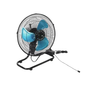 10 Inch Portable Rechargeable Solar Standing Fan Iron Floor Fans for Home Use