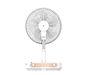 10 Inches Foldable Storage Desktop Air Cooling Fan Smart Multi functional Adjustable Height Rechargeable Oscillating Table Fan