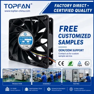 10 mm 20mm 30mm 40mm 50mm 60mm 70mm 80mm 90mm 100mm 120mm 130mm DC Brushless Motor Industrial Exhaust Cooling Radial Silent Fan