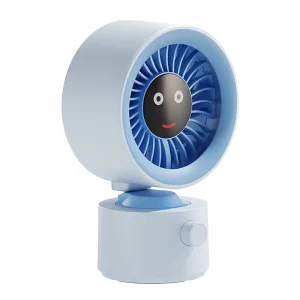 100 Speeds Portable Table Fan Quiet Cooling Fan Air Circulating Mini Desk Fan for Bedroom Home Office Kitchen Household Use