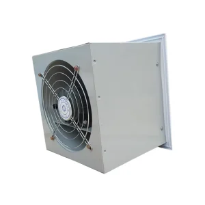 1000~5000cfm 220V 380V 50Hz Wall Mounted AC XBDZ square Axial Flow Fan with Rain proof Elbow for Exhaust Supply air