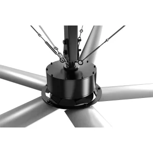 10Ft Industrial HVLS Ceiling Fans with PMSM Core Motor High Volume Low Speed Ventilation Fans