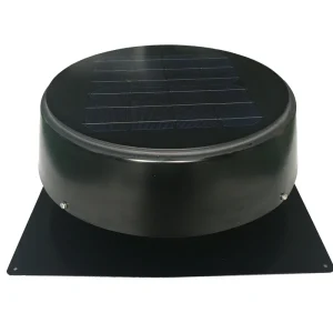 10W Solar Attic Ventilation Fan Roof Mounted Air Extractor Custom Brushless DC Motor for Garage Shed Greenhouse