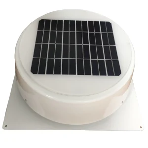 10W Solar Attic Ventilation Fan Roof Mounted Ventilator Max 530cfm for Garage Shed Greenhouse Ventilation