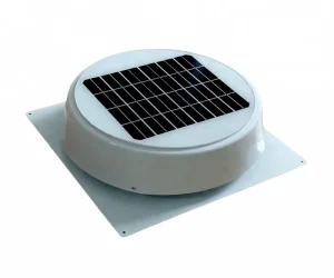 10W Solar Exhaust Fan 5 Year Warranty for Small House Ventilation Max 530 CFM Custom Powerful Brushless DC Motor for Shed