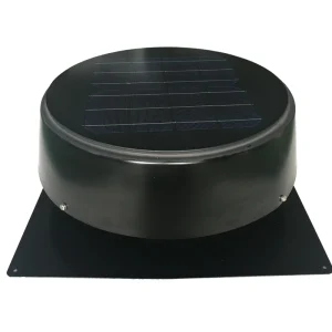 10W Solar Exhaust Fan Low Profile Solar Roof Ventilator Custom Brushless DC Motor 5 Year Warranty for Small House Ventilation