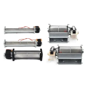 110V 220V AC Air Conditioning Tangential Fan 1700 2300RPM Fireplace Cross Flow Blower Aluminum Impeller Cross Oven Heater Fan