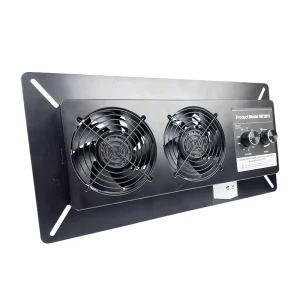110V 240V Axial Cooling Fan with Controller Low Noise Two Ball Bearing EC Fan Cast Iron Blade