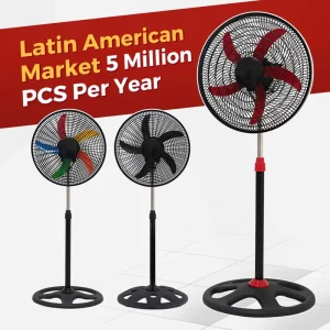 110V Electric Tower Pedestal Fan 80W AC Motor Stand Dual Ventilation Hotel Cooling 18 Inch Plastic Industrial Fan Outdoor Remote