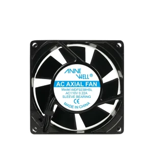 110v 220v 380v Ac Small Heat Resistant Fan 9238 Ac Cooling Fan Exhaust Fan
