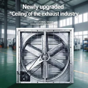 1120*1120*350mm Electric Gravity Hammer Type Exhaust Fan Wall Mounted Axial Fan Cooling Ventilator OEM for Poultry Farm Pig Farm