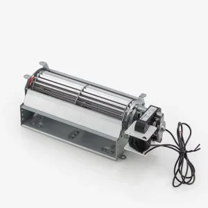 115v/230V AC Cross Flow Fan Low Noise Tangential Air Curtain with Aluminum Blades Duct Mounting
