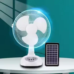 12 14 16 Inch Solar Powered Fan Portable Solar Desktop Fan Multipurpose Desktop Fan Rechargeable