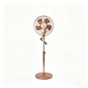 12 14 Inch Oscillating Floor Fan Adjustable Height Air Cooling Fan 5 Blades Copper Motor Air Circulation Fan for Home
