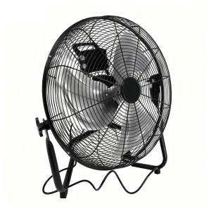 12 18 20 Inch High Velocity Metal Floor Fan 3 Speed Axial Cross Flow Portable Commercial Fan Suitable EU US for Workshop