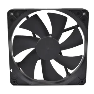 12 24V DC Axial Flow Fan 140x140x25mm Ball Bearing Plastic Blade Air Cooling Fan OEM ODM for NEV Test Instruments