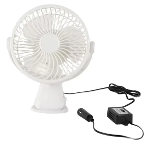 12 8 Inch Auto Car Cooling Ceiling Fan Portable with Plastic 12W 40 DB for Truck and Bus