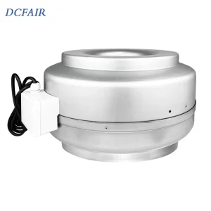 12 Inch High Powerful Metal Centrifugal Exhaust Fan AC Motor Centrifugal in Line Duct Fan for School Indoor air Replacement