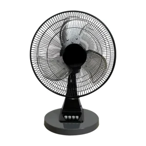 12 Inch Modern Mechanical Control Desktop Fan with Plastic Blades Durable Efficient Cooling for Home Office