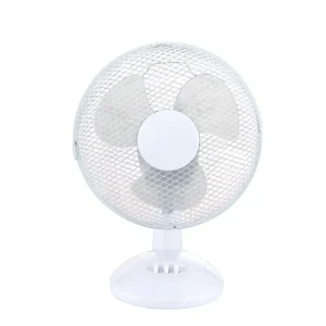 12 Inch Plastic Table Fan Noiseless for Home Use Hotel Application Electric Power 50w Customization