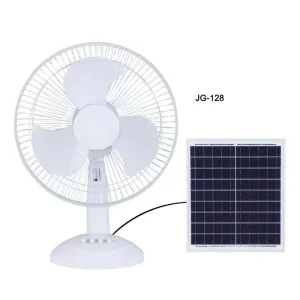 12 Inch Rechargeable Solar Panel Fan Solar Powered Outdoor Fans Solar Fan With Remote Brushless Motor