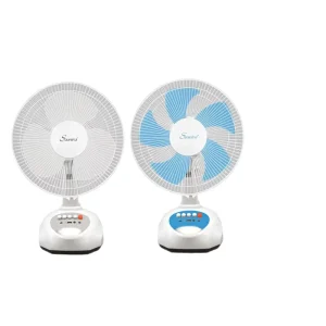 12 Inch Solar Fan with Mechanical Control LED Dual Lights Three Speed Cross Border Foreign Trade