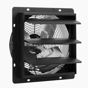 12 Inch Wall Mounted Attic Exhaust Fan with Variable Speed Remote Control Automatic Shutter EC Motor Ball Bearing