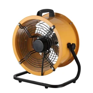 12 Inch Yellow Industrial High Velocity Drum Fan Shop Fan for Camping Gym Garage Outdoor Indoor