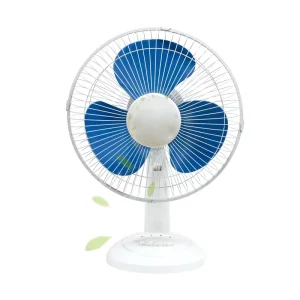 12″ Oscillating 3 Speed Table Rechargeable Fan with Light 12 Inch Table Desk AC Fan DC Fan