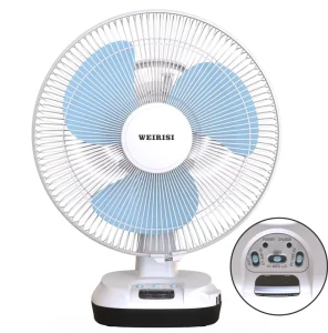 12″ Solar Rechargeable AC DC Table Fan(WRS 2942A)