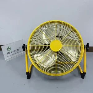 12 Working Speeds 14inch Solar Fan Dc Rechargeable Solar Standing Fan with 20w Solar Panel Metal Housing