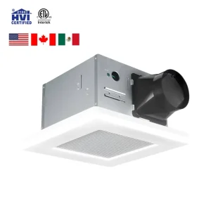 120 110V Exhaust Fan with Humidity Sensor 10″ Bathroom Extraction Fan and Ventilation for Industrial and Commercial Building