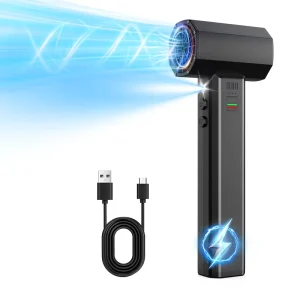 1200g Blowing Force 650W High Speed Brushless Motor 4-Speed Gear Mini Jet Turbo Air Duster Fan 24000mah High-Capacity 75m/s