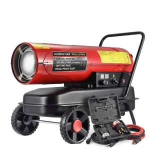 120V 220V 380V Industrial Diesel Fan Heater Stainless Steel Heavy Duty Portable Fuel Construction Site Greenhouse Blower Smart